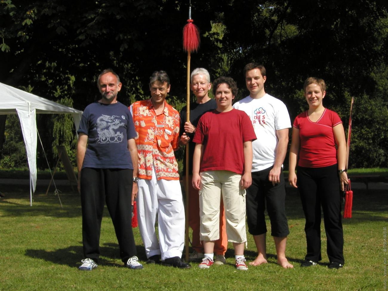 September 2005: von links nach rechts: Dietrich, Erich, Gudrun, Andrea, Randolph, Claudia.